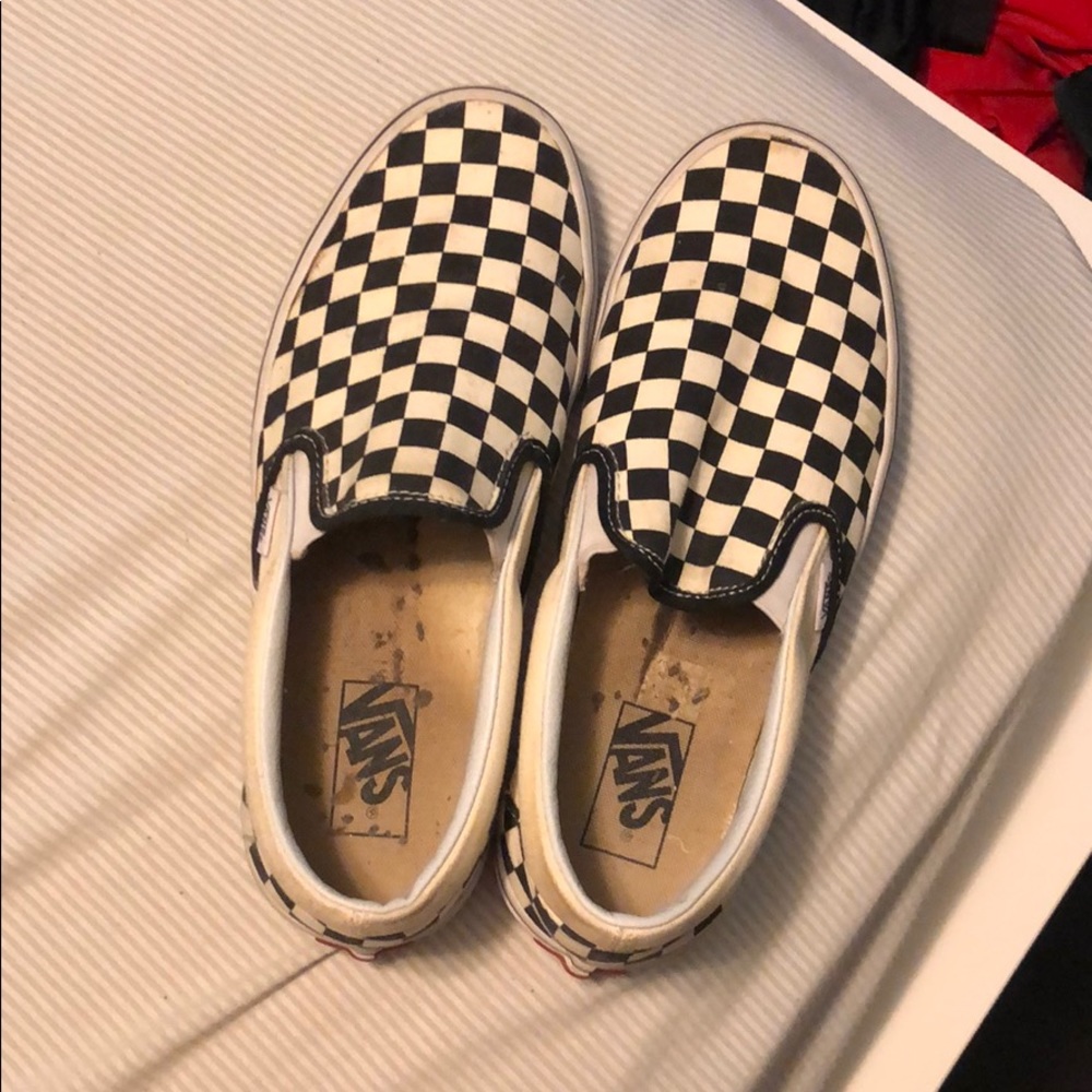 checkered vans